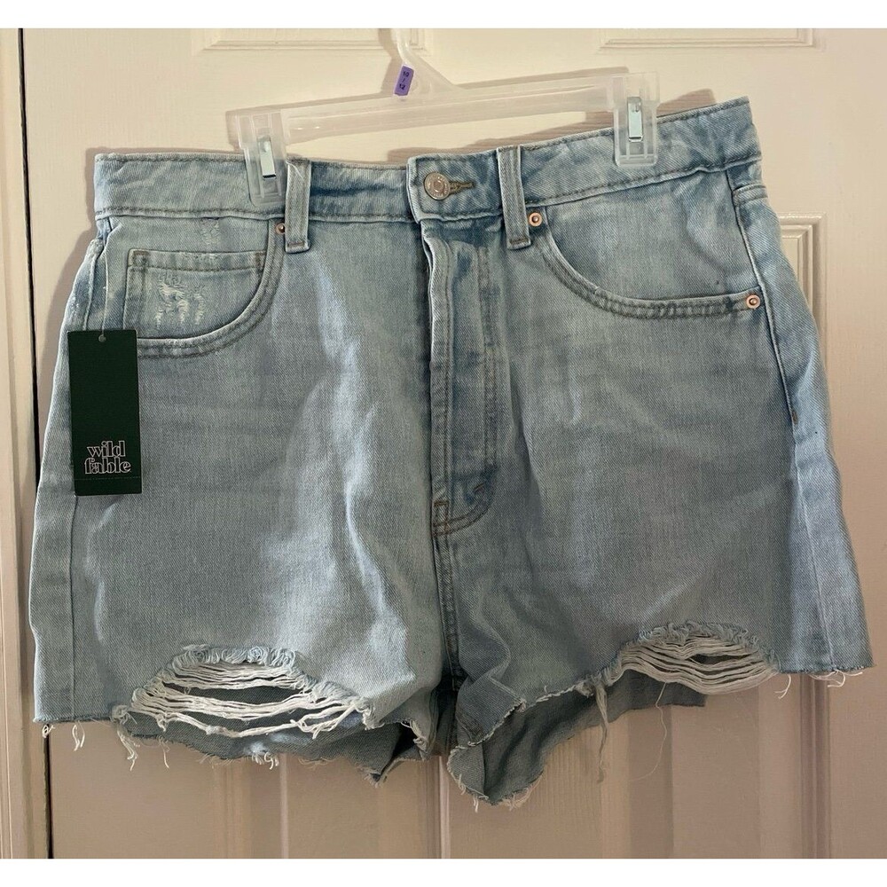 Wild Fable Highest Rise Cutoff Denim shorts size women’s 10 NWT
